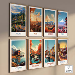 Priorat Spain Poster - Stunning Poster of the Iconic Priorat Region in Spain