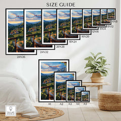 Priorat Spain Travel Poster