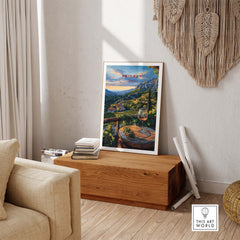 Priorat Spain Travel Poster