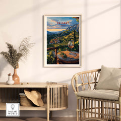 Priorat Spain Travel Poster