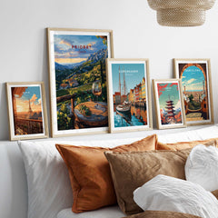 Priorat Spain Travel Poster