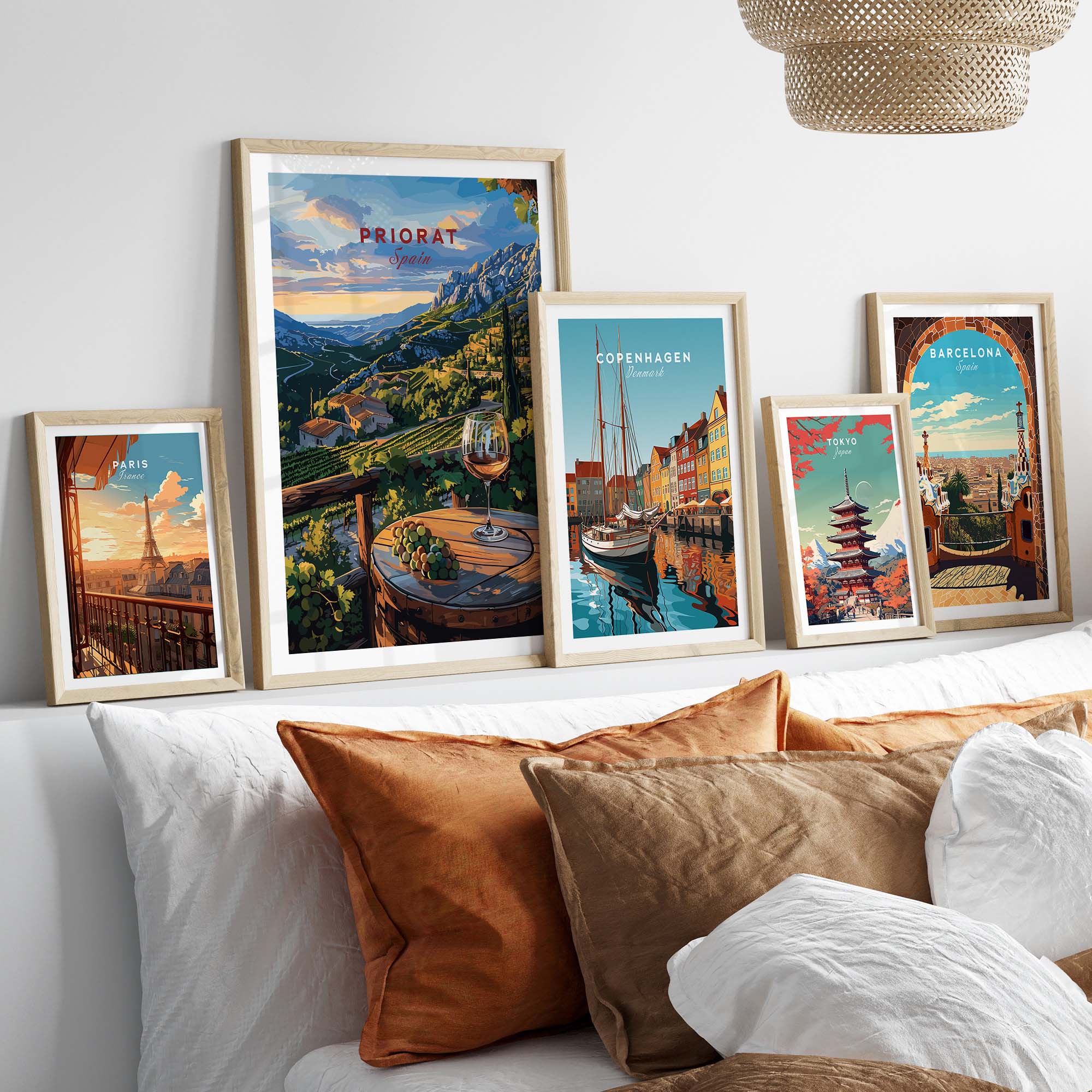 Priorat Spain Travel Poster