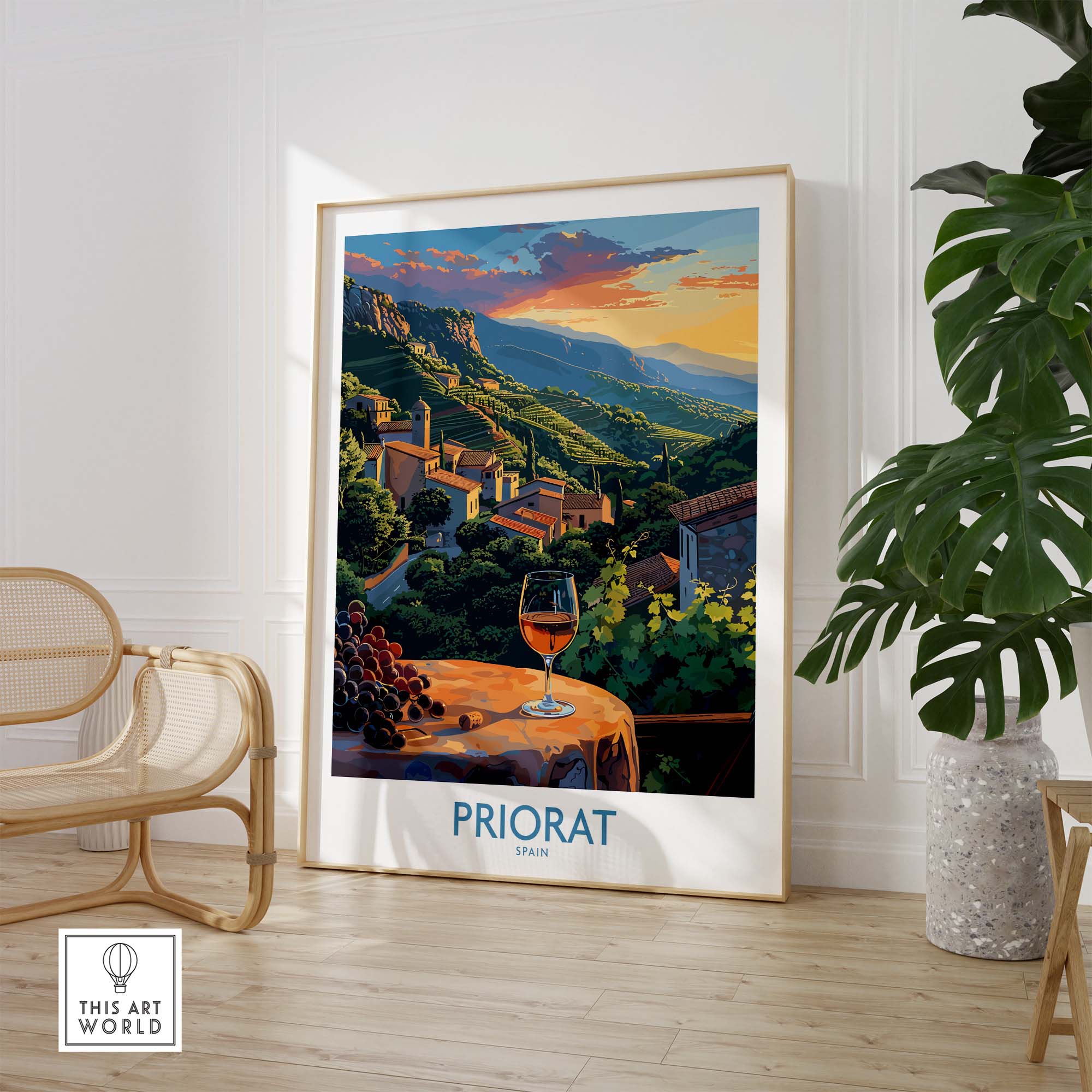 Priorat Travel Wall Art - Stunning Print of Beautiful Spanish Region