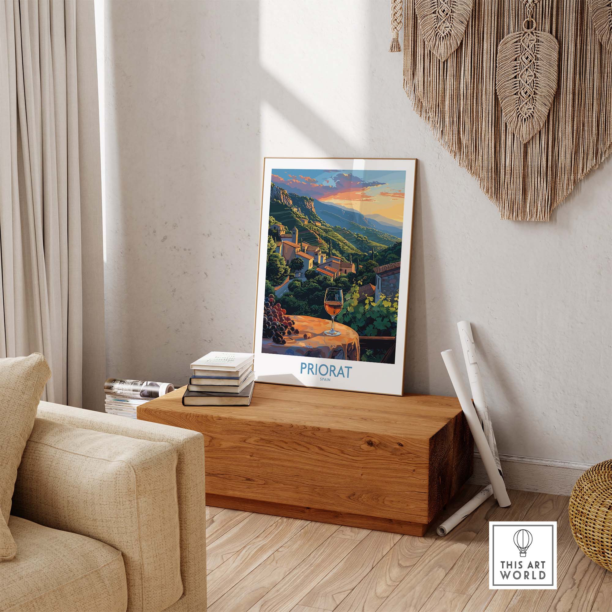 Priorat Travel Wall Art - Stunning Print of Beautiful Spanish Region