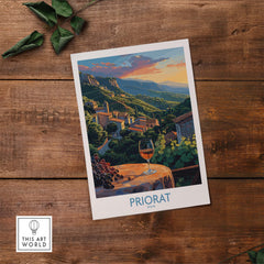 Priorat Travel Wall Art - Stunning Print of Beautiful Spanish Region