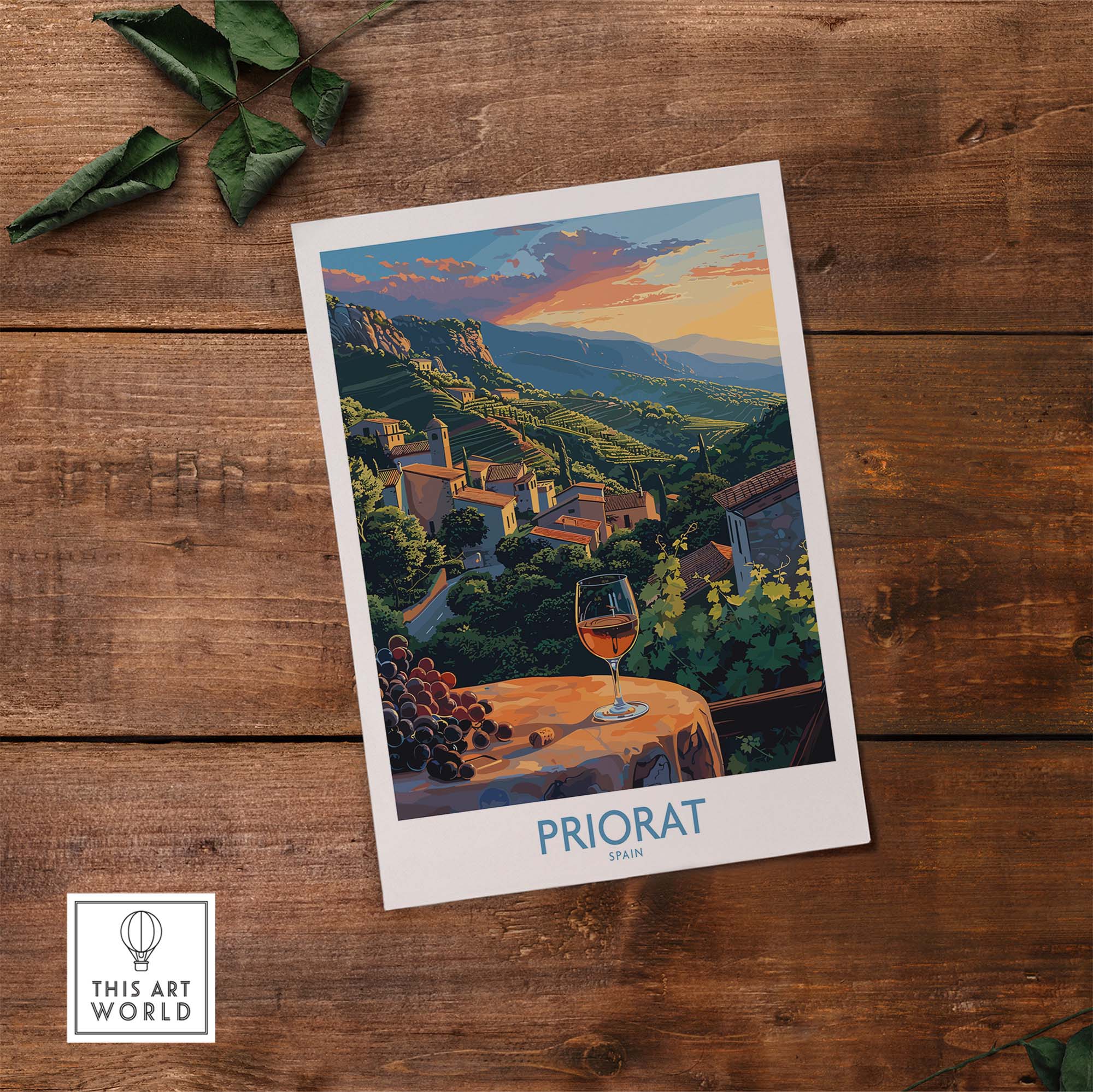 Priorat Travel Wall Art - Stunning Print of Beautiful Spanish Region