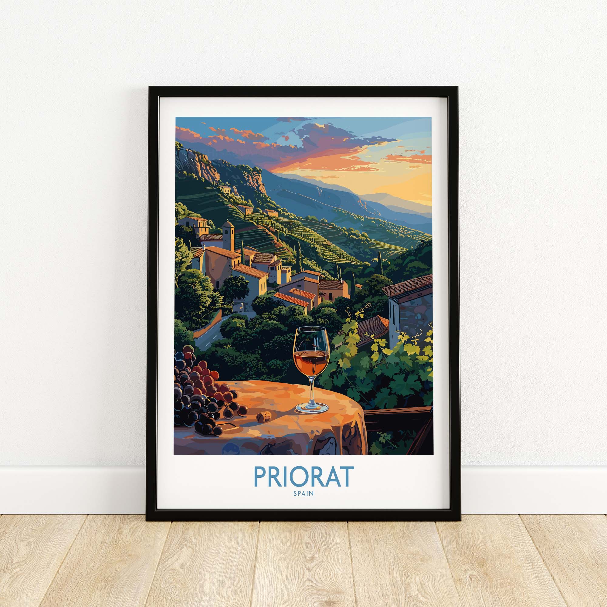 Priorat Travel Wall Art - Stunning Print of Beautiful Spanish Region