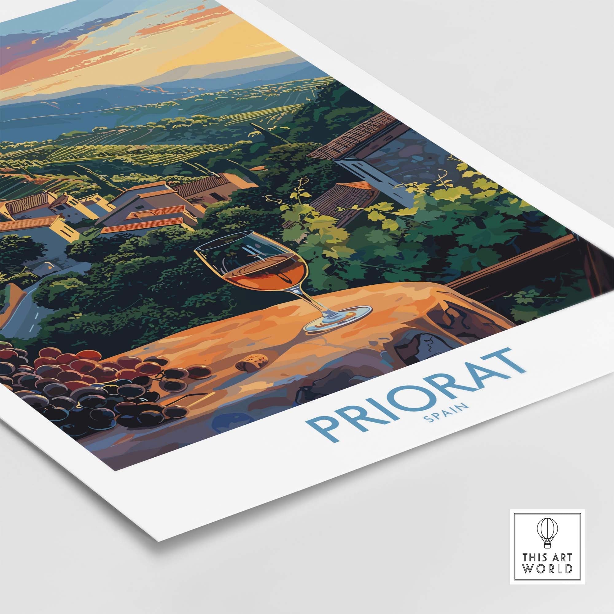 Priorat Travel Wall Art - Stunning Print of Beautiful Spanish Region