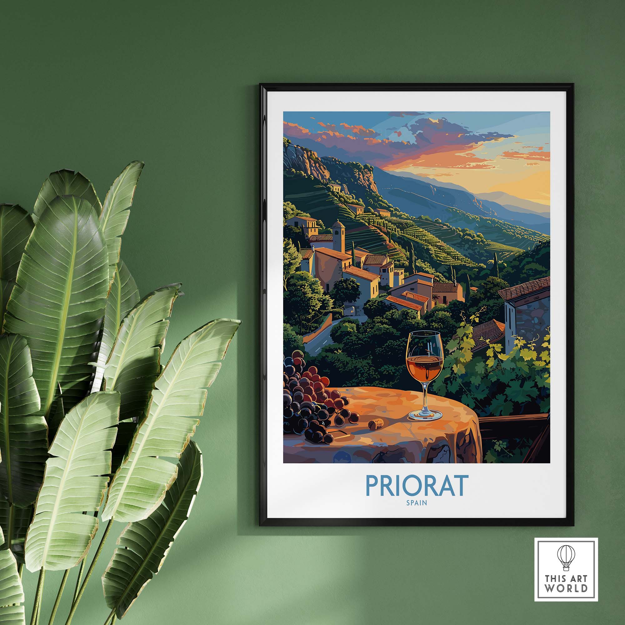 Priorat Travel Wall Art - Stunning Print of Beautiful Spanish Region