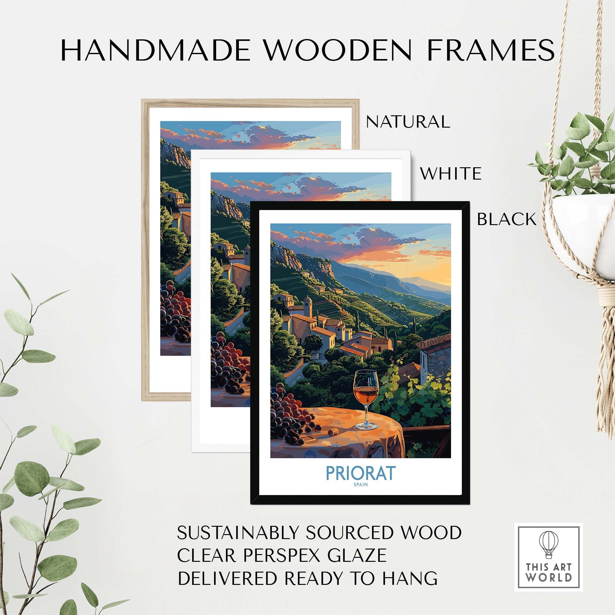 Priorat Travel Wall Art - Stunning Print of Beautiful Spanish Region
