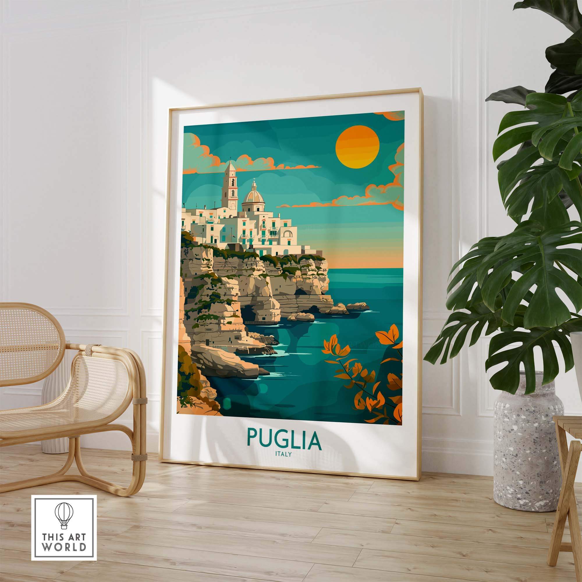 Puglia Art Print