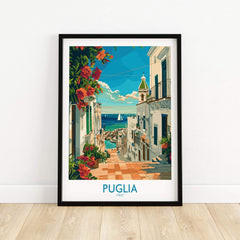 Puglia Print Italy - Unique Souvenir and Home Decor Piece