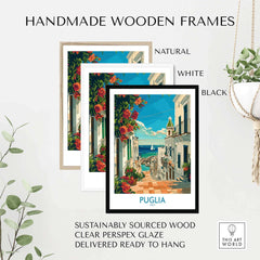 Puglia Print Italy - Unique Souvenir and Home Decor Piece