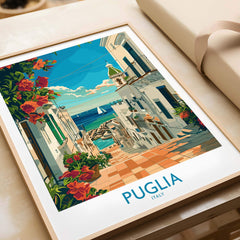 Puglia Print Italy - Unique Souvenir and Home Decor Piece