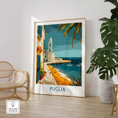 Puglia Travel Poster - Italy
