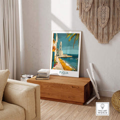 Puglia Travel Poster - Italy