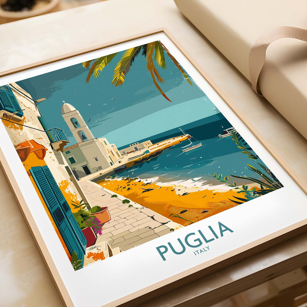 Puglia Travel Poster - Italy