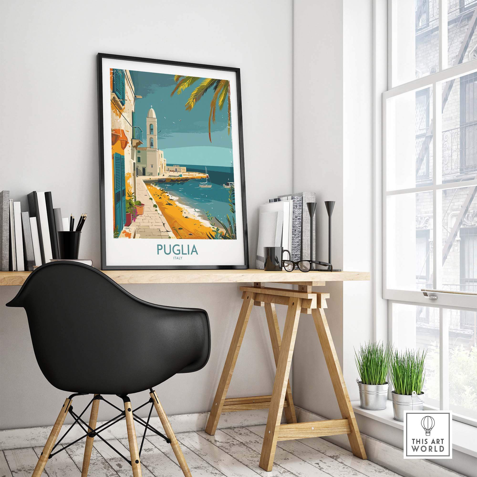Puglia Travel Poster - Italy