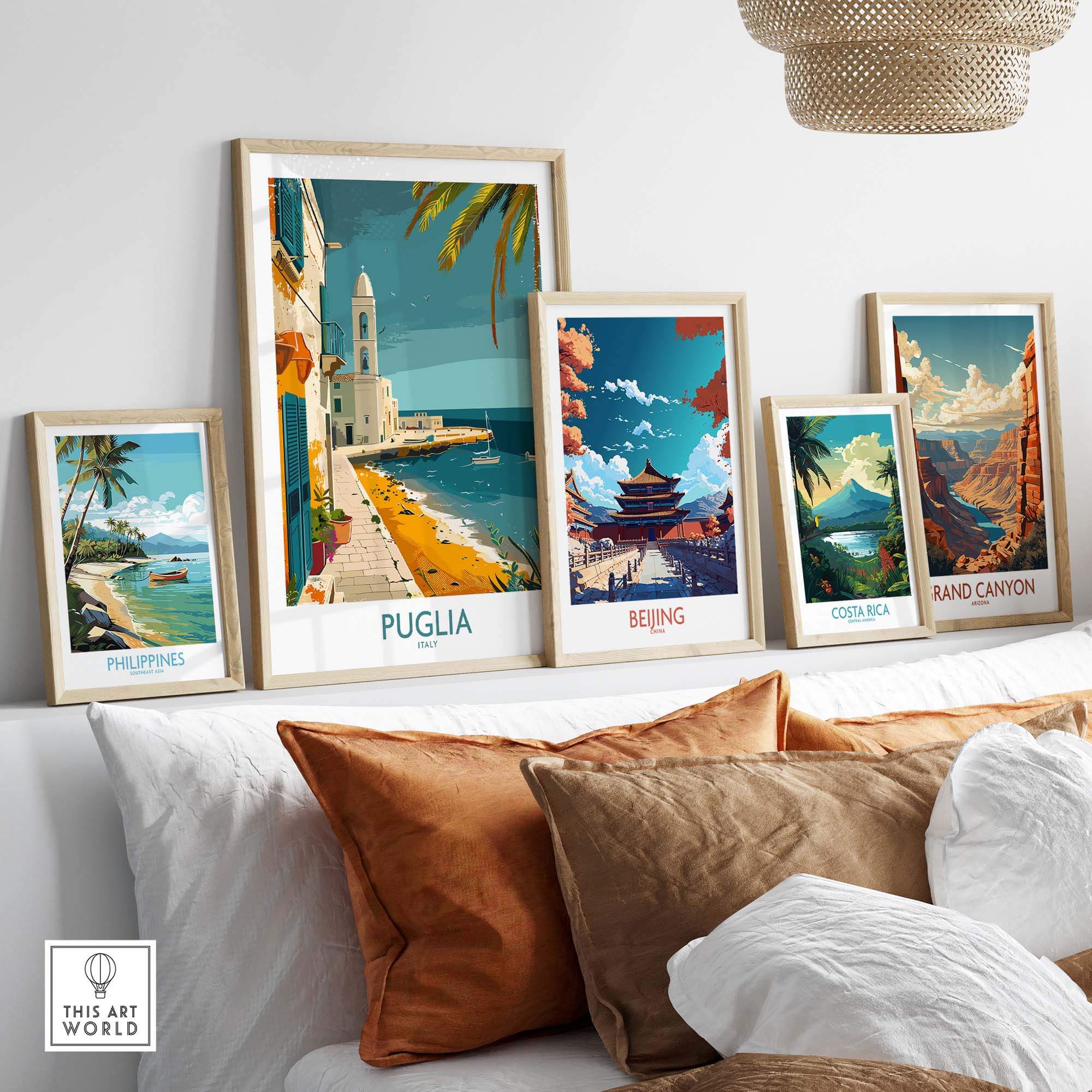 Puglia Travel Poster - Italy
