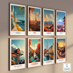 Puglia Travel Poster - Italy