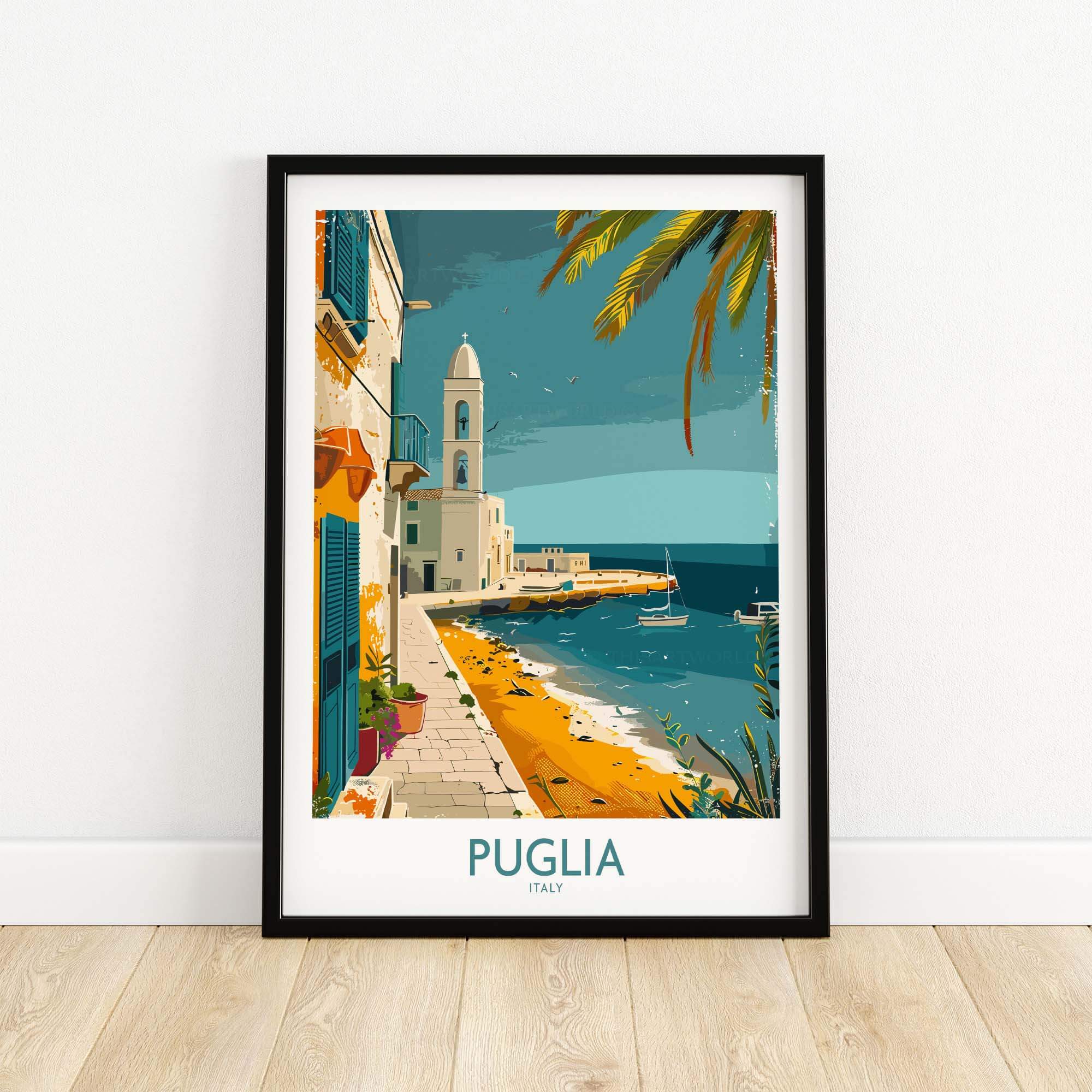 Puglia Travel Poster - Italy