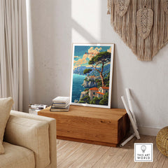 Ravello Travel Poster