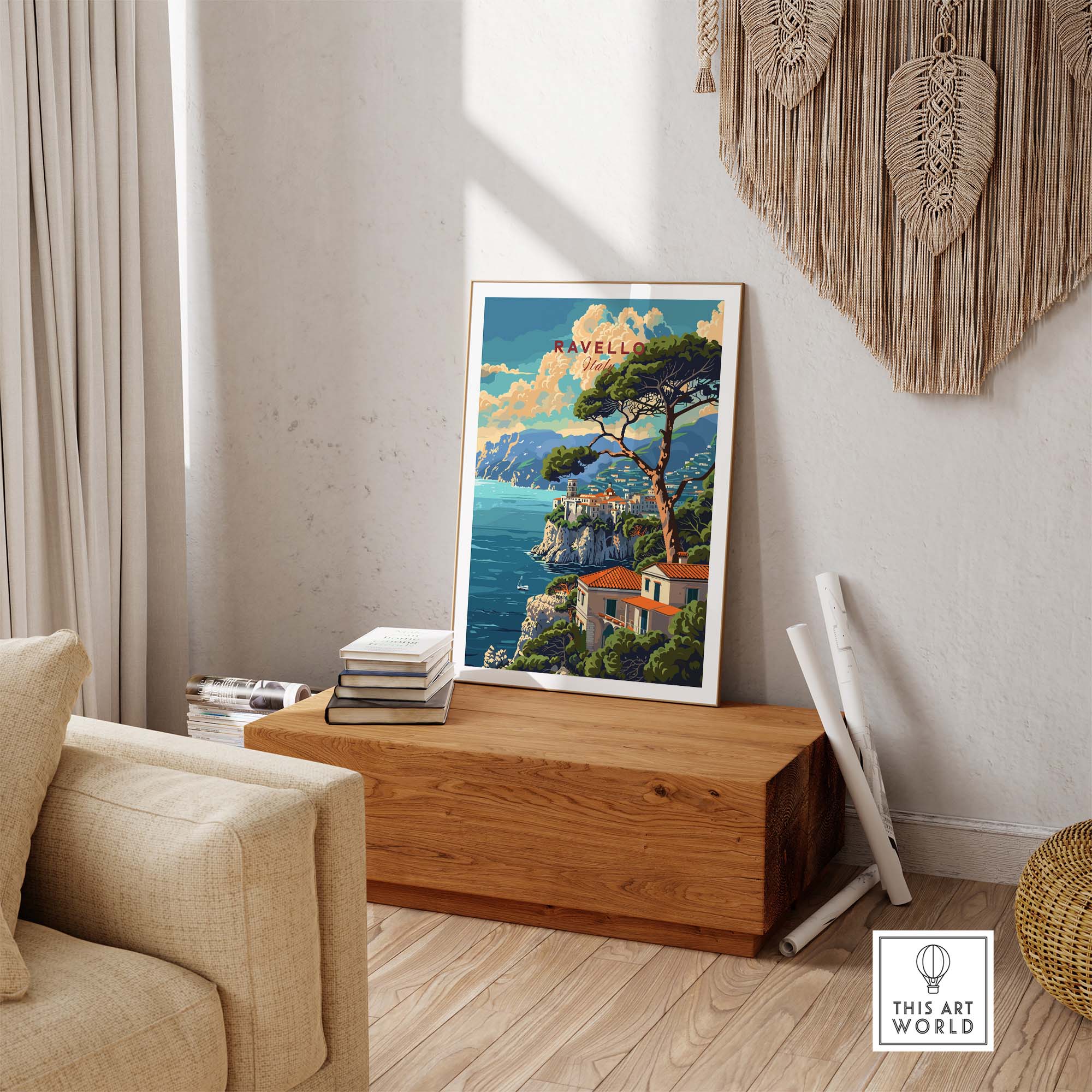 Ravello Travel Poster