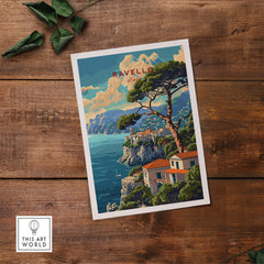 Ravello Travel Poster