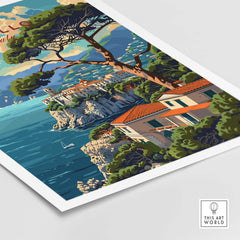 Ravello Travel Poster