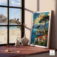 Ravello Travel Poster