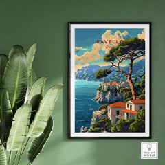 Ravello Travel Poster