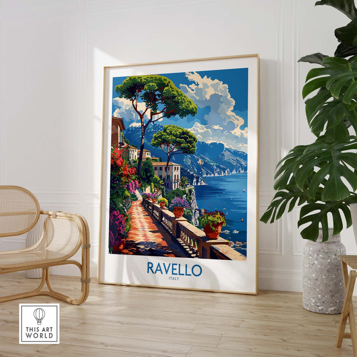 Ravello Travel Print