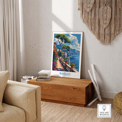 Ravello Travel Print