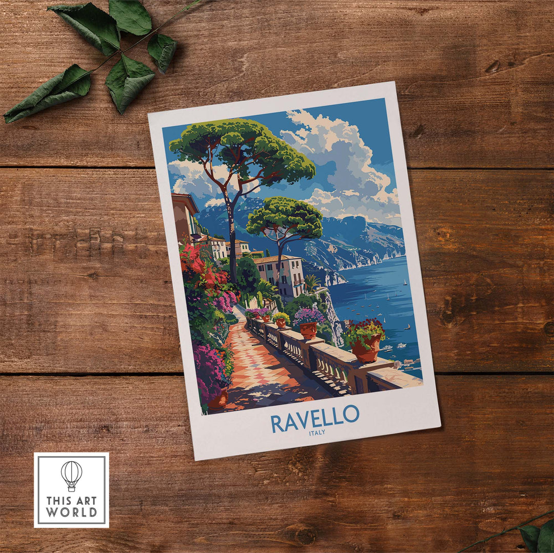 Ravello Travel Print