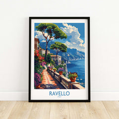 Ravello Travel Print