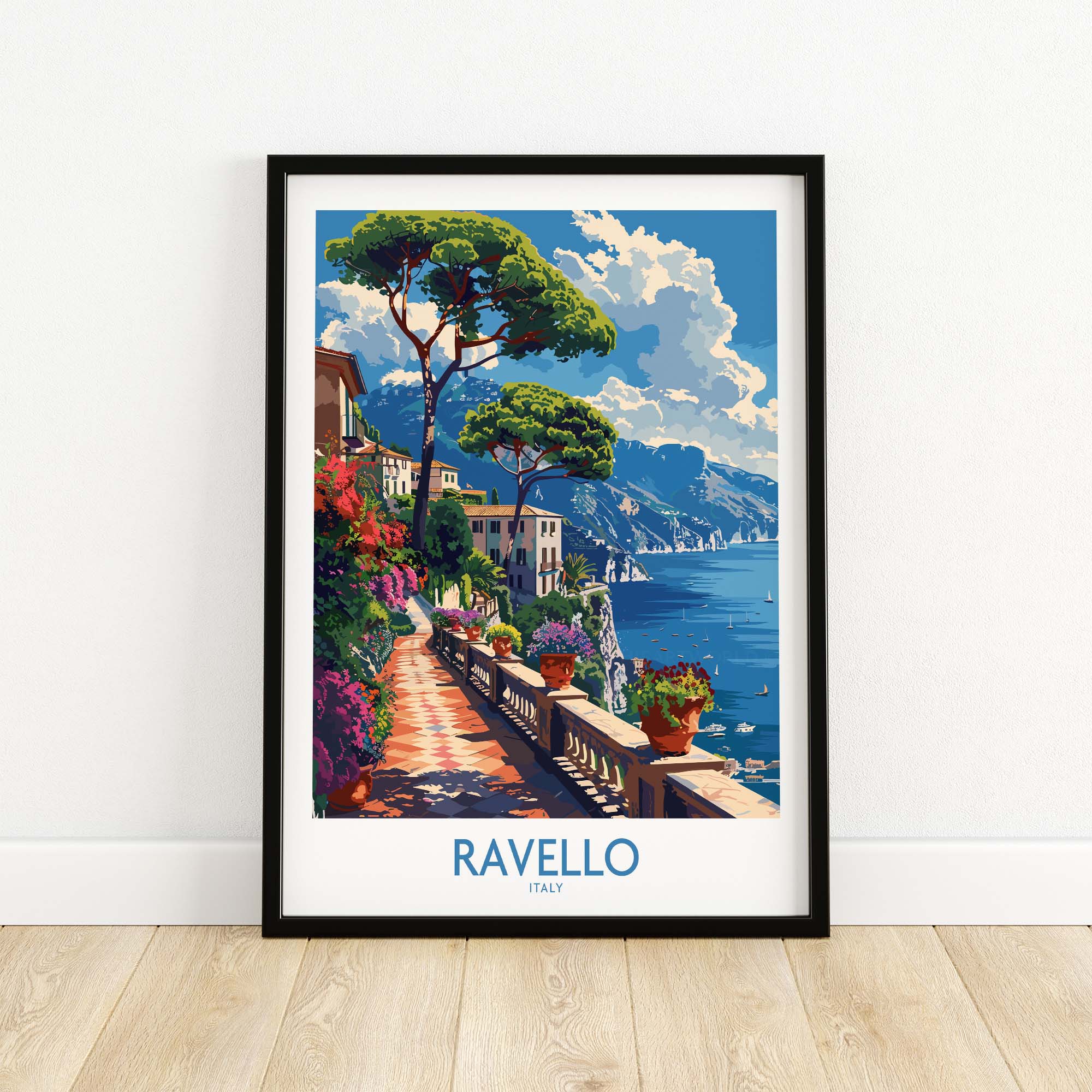 Ravello Travel Print