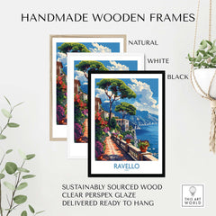 Ravello Travel Print