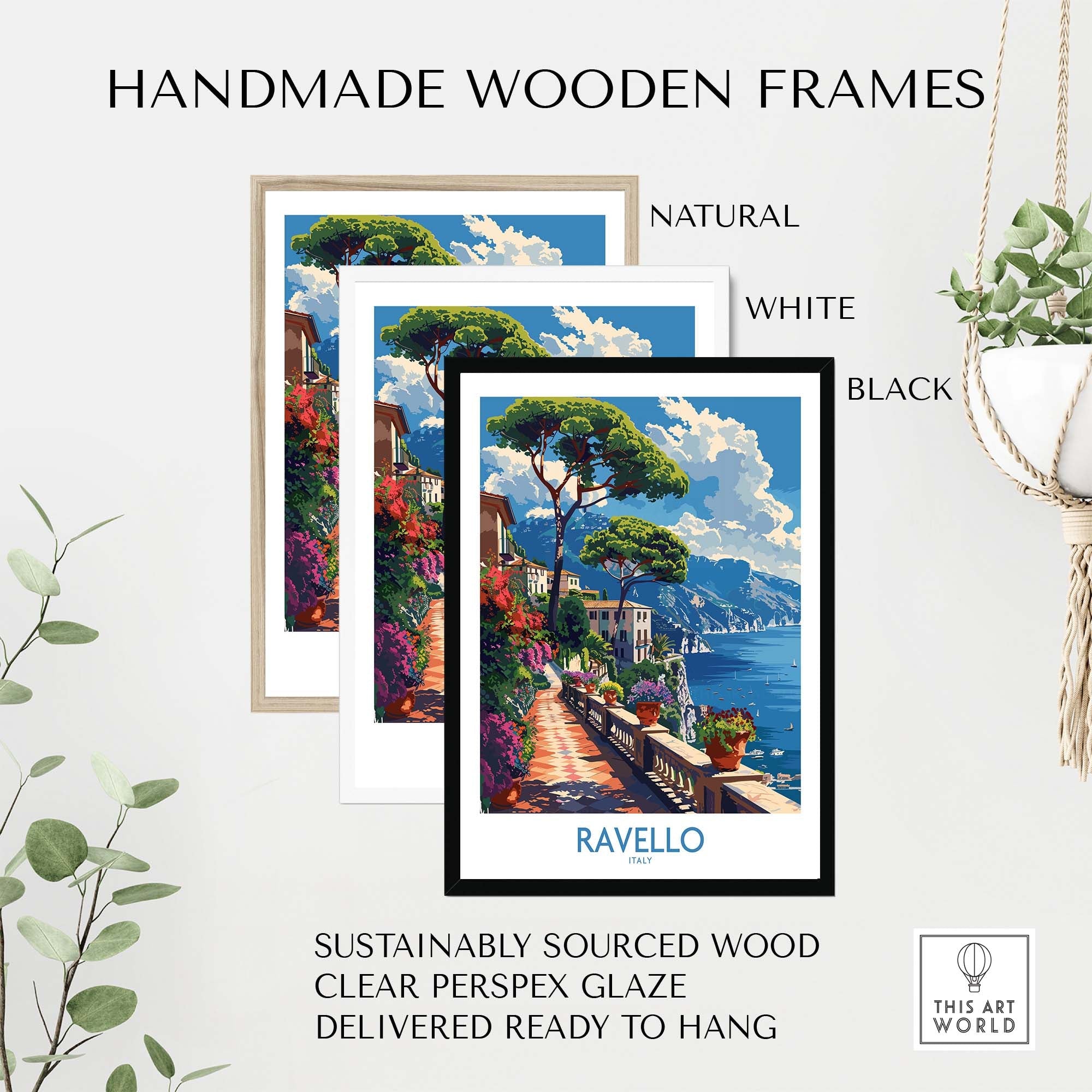 Ravello Travel Print
