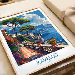 Ravello Travel Print
