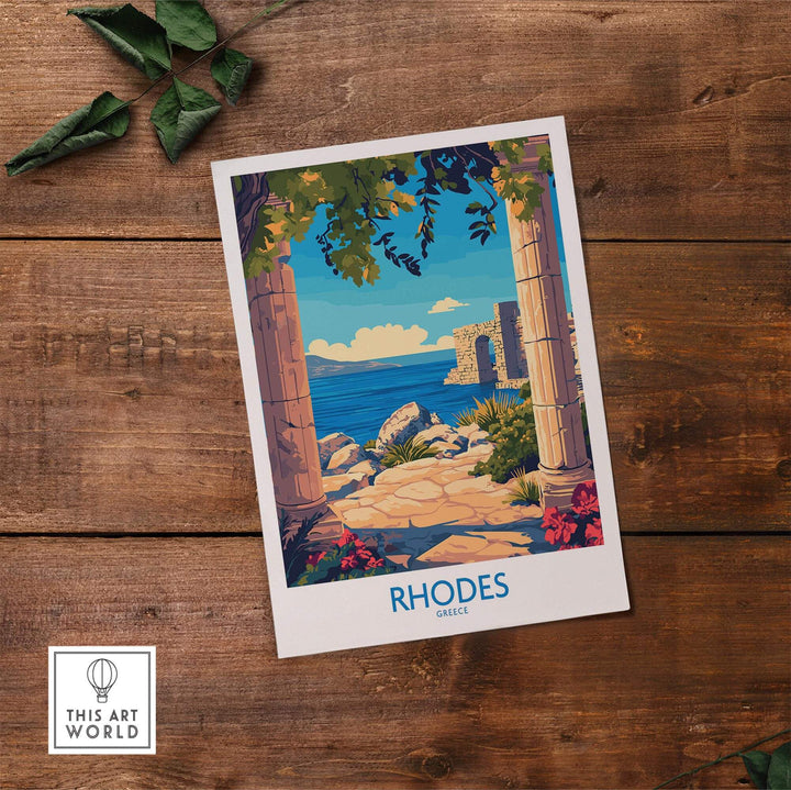 Rhodes Print Greece