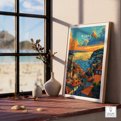 Rijeka Croatia Poster-This Art World