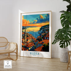 Rijeka Croatia Travel Print-This Art World