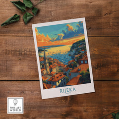 Rijeka Croatia Travel Print-This Art World