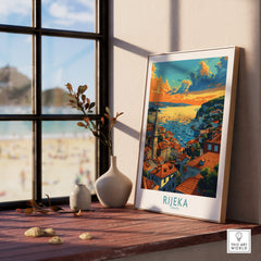 Rijeka Croatia Travel Print-This Art World