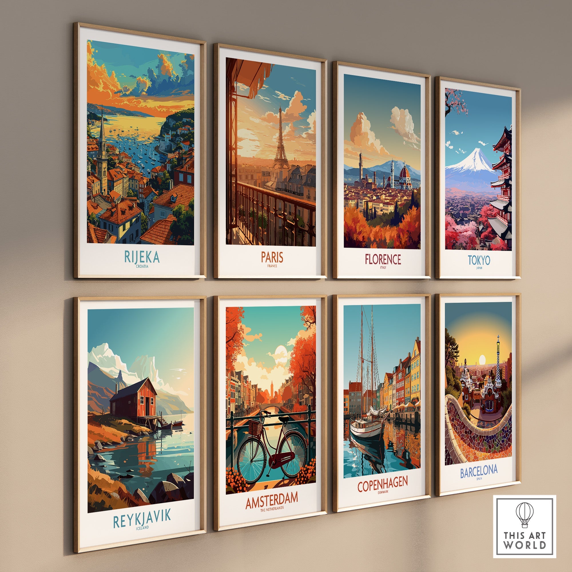 Rijeka Croatia Travel Print-This Art World