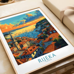 Rijeka Croatia Travel Print-This Art World