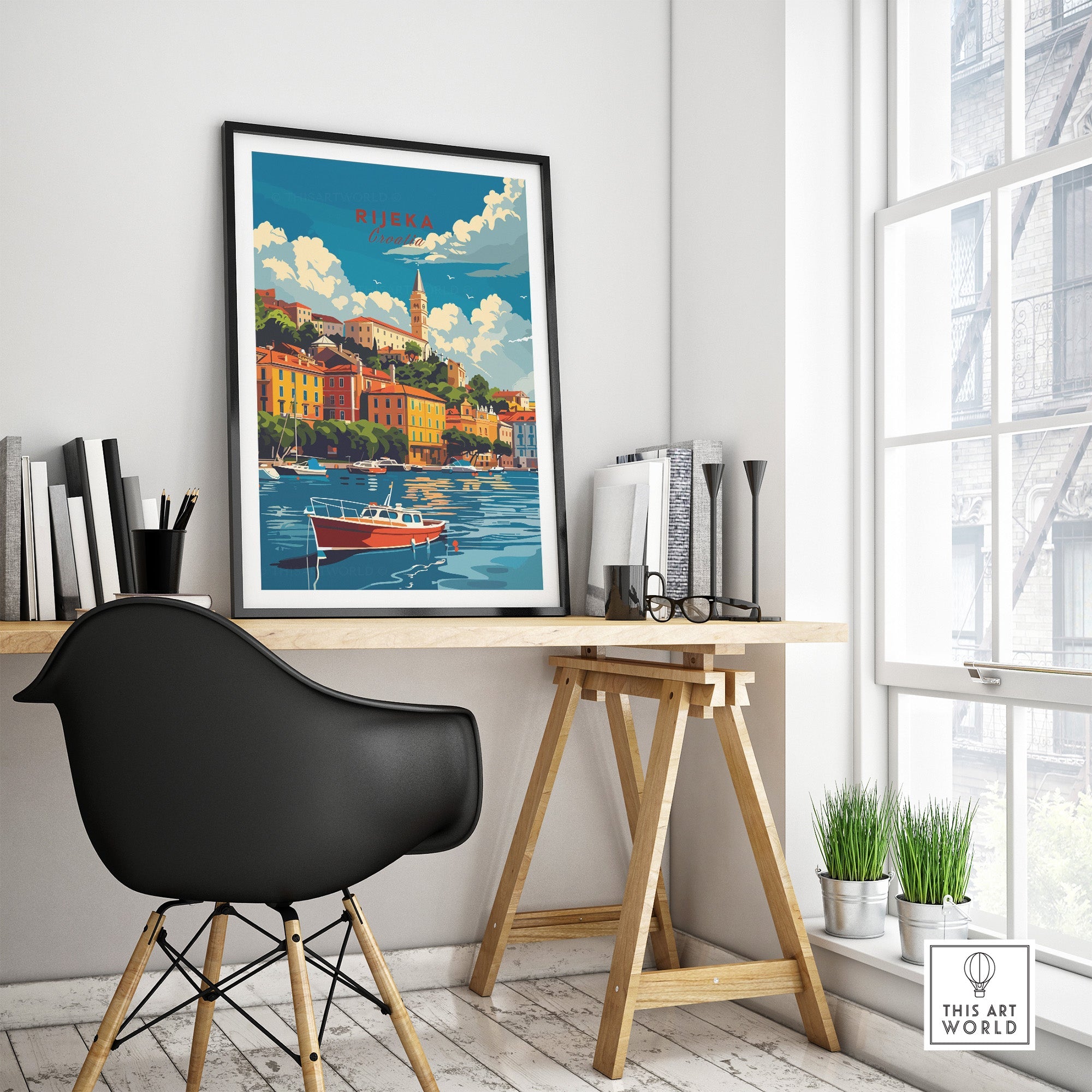 Rijeka Poster Croatia-This Art World