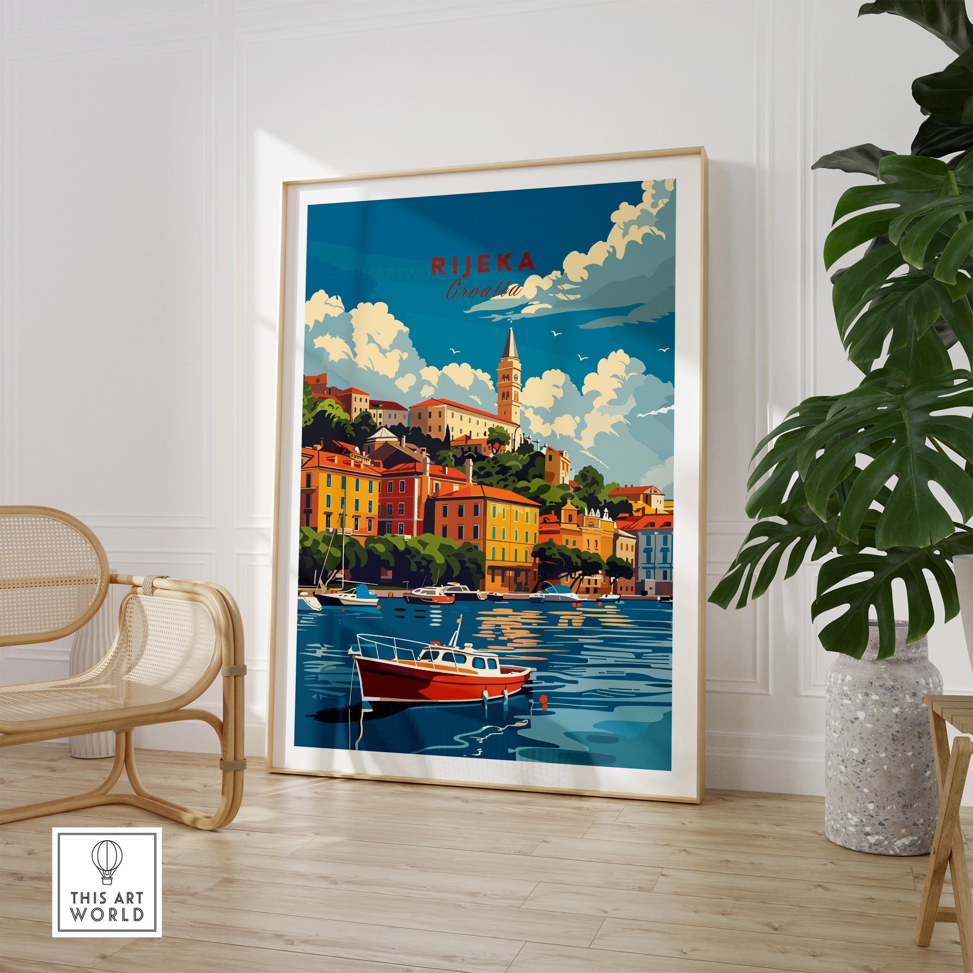 Rijeka Poster Croatia-This Art World