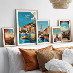 Rijeka Travel Poster Croatia-This Art World