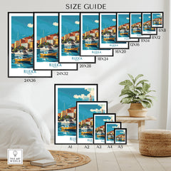 Rijeka Travel Print Croatia-This Art World